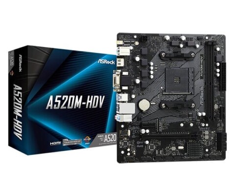 Placa Base Asrock A520M-HDV - Hardware y Componentes Gaming