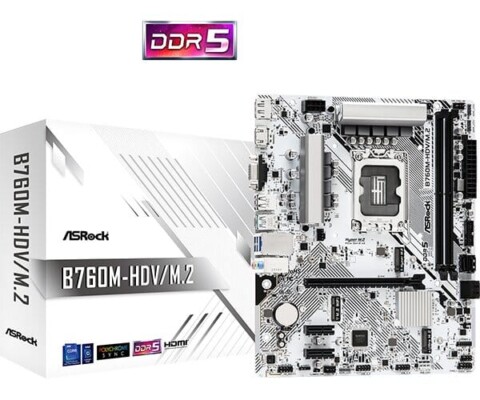Placa Base Asrock B760M-HDV/M.2 - Hardware y Componentes Gaming