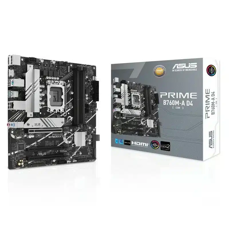 Placa Base ASUS PRIME B760M-A D4-CSM - Hardware y Componentes Gaming