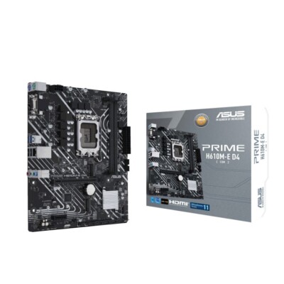 Placa Base ASUS PRIME H610M-E D4-CSM - Hardware y Componentes Gaming