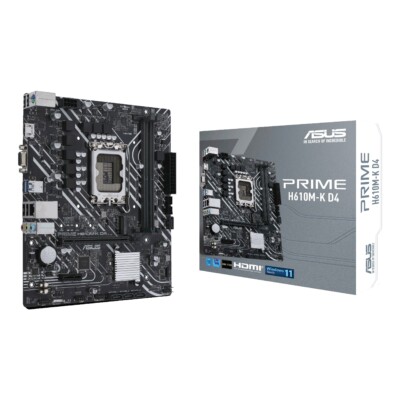 Placa Base ASUS PRIME H610M-K D4 - Hardware y Componentes Gaming