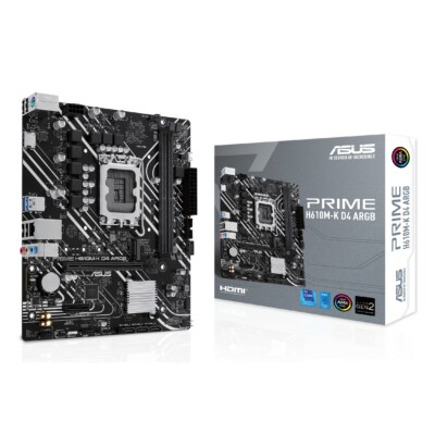 Placa Base ASUS PRIME H610M-K D4 ARGB - Hardware y Componentes Gaming