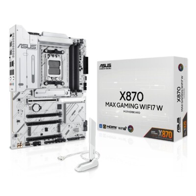 Placa Base ASUS X870 MAX GAMING WIFI7 W - Hardware y Componentes Gaming