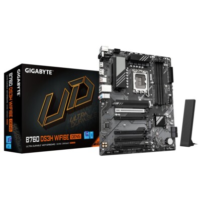 Placa Base GIGABYTE B760 DS3H WIFI6E GEN5 - Hardware y Componentes Gaming