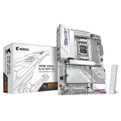 Placa Base GIGABYTE X870E AORUS ELITE WIFI7 ICE - Hardware y Componentes Gaming