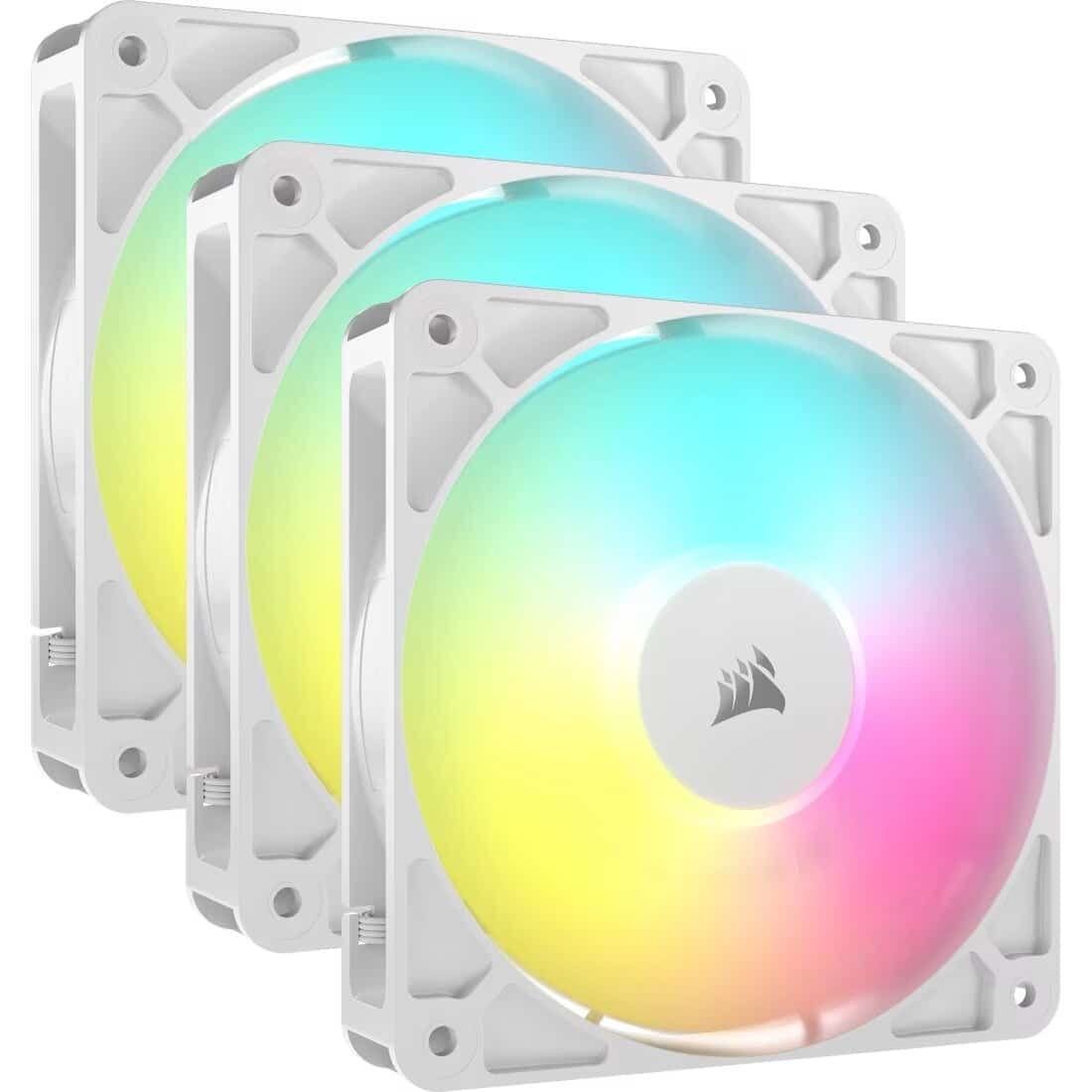 Corsair RS120 ARGB Carcasa del ordenador Ventilador 12 cm Blanco 3 pieza(s) - Hardware y Componentes Gaming