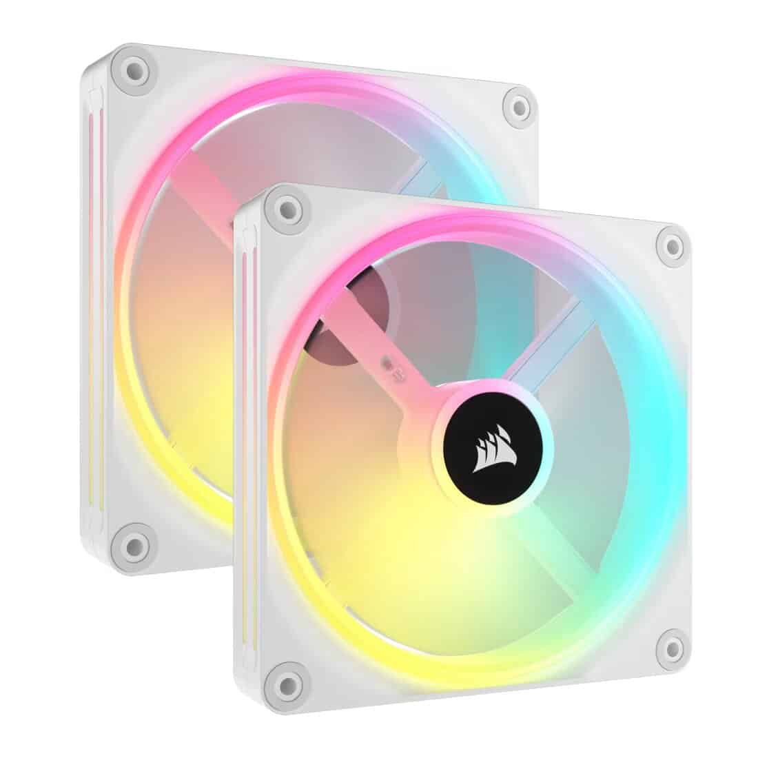 Ventilador Caja Corsair iCUE LINK QX140 RGB Starter Kit | PWM 140mm Pack x2 Blanco - Hardware y Componentes Gaming