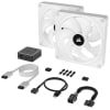Ventilador Caja Corsair iCUE LINK QX140 RGB Starter Kit | PWM 140mm Pack x2 Blanco - Hardware y Componentes Gaming