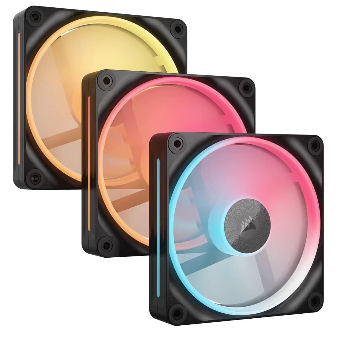 Corsair iCUE LINK LX120-R RGB Carcasa del ordenador Ventilador 12 cm Negro 3 pieza(s) - Hardware y Componentes Gaming