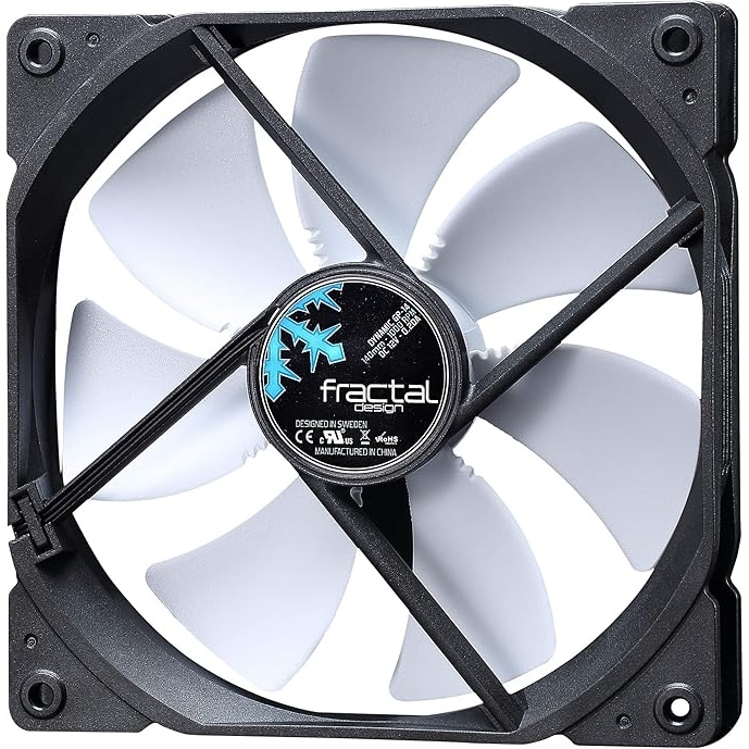 Ventilador Caja Fractal Design Dynamic GP-14 | 140mm Blanco - Hardware y Componentes Gaming