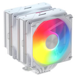 FSP REFRIGERACIONES DE AIRE INTEL LGA 1851/1700/1200 AMD AM4/AM5 120MM WHITE TOP COVER HIGH-PERFORMANCE QUIET PWM ARGB FAN