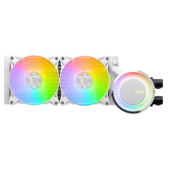 MSI MAG CORELIQUID E240 WHITE sistema de refrigeración para ordenador Placa base, Procesador Kit de refrigeración líquida 12 cm Blanco