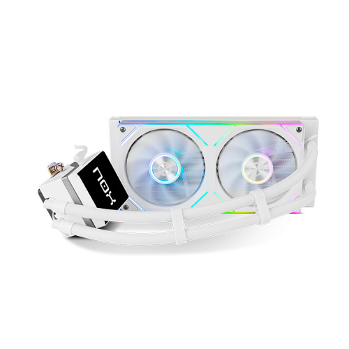 NOX Hummer M-240 LCD|Kit RL Magnético ARGB Blanco