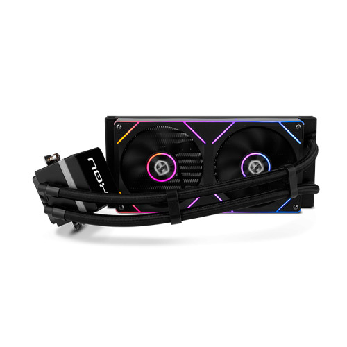 NOX Hummer M-240 LCD|Kit RL Magnético ARGB Negro