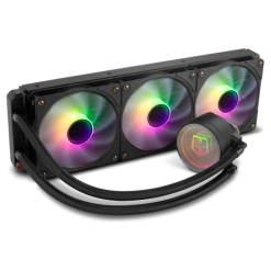Alternative view of NOX NXHUMMERM360ARGB sistema de refrigeración para ordenador Procesador Sistema de refrigeración líquida todo en uno 12 cm Negro 1 pieza(s)