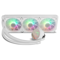Alternative view of NOX NXHUMMERM360ARGBW sistema de refrigeración para ordenador Procesador Sistema de refrigeración líquida todo en uno 12 cm Blanco 1 pieza(s)