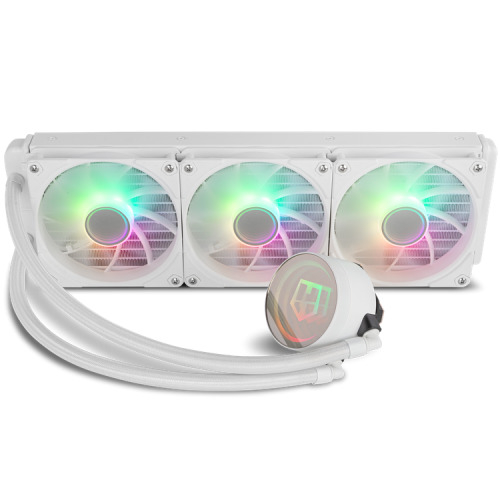 NOX NXHUMMERM360ARGBW sistema de refrigeración para ordenador Procesador Sistema de refrigeración líquida todo en uno 12 cm Blanco 1 pieza(s) - Imagen 2