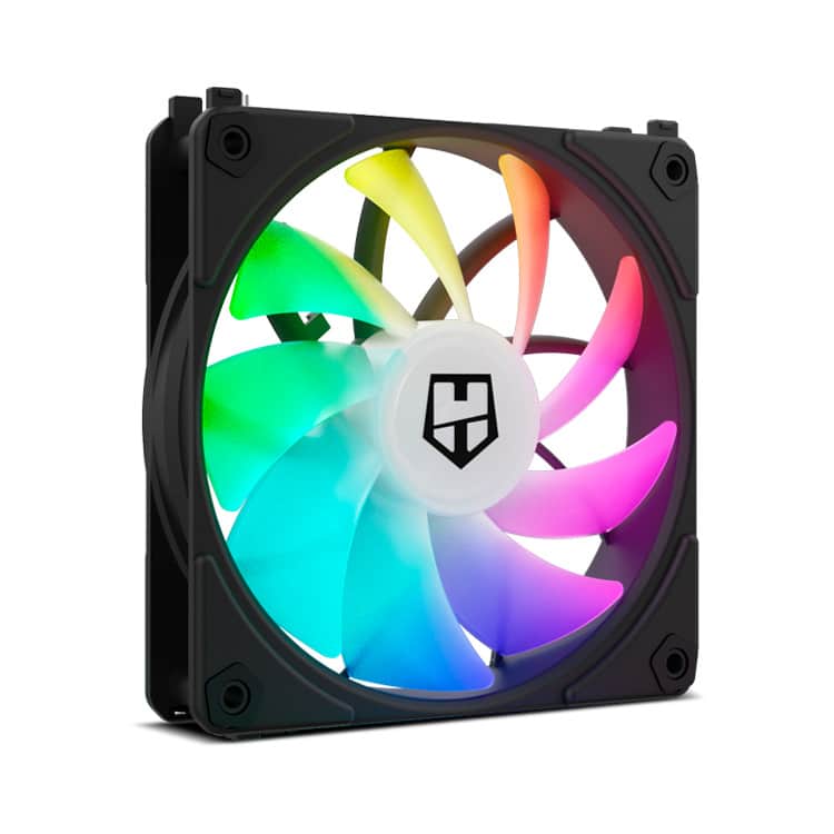Ventilador Caja NOX Hummer EASY LINK BLACK PACK | PWM ARGB 3x120mm Negro - Hardware y Componentes Gaming