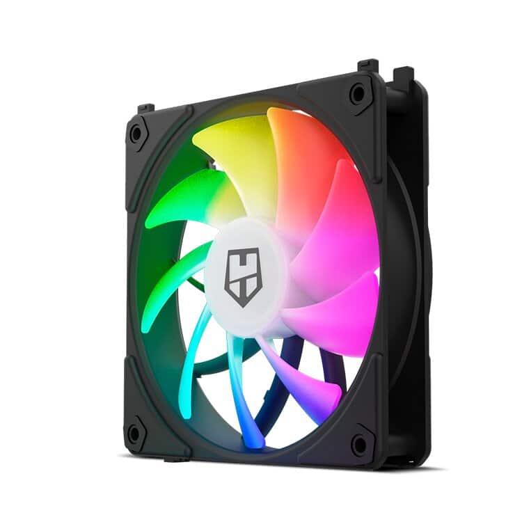 Ventilador Caja NOX Hummer EASY LINK BLACK | PWM ARGB 120mm Negro - Hardware y Componentes Gaming
