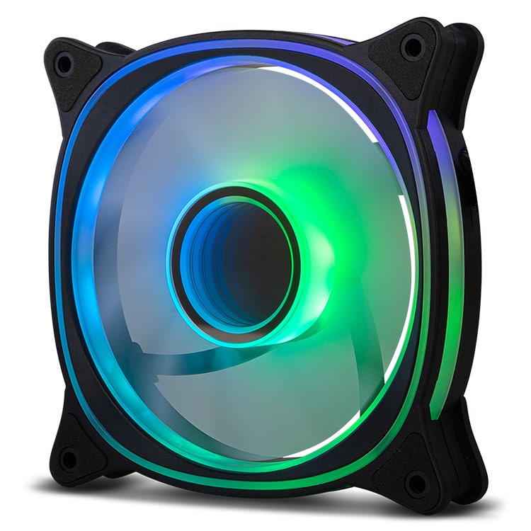 Ventilador Caja NOX Hummer V-FAN | ARGB 120mm Negro - Hardware y Componentes Gaming