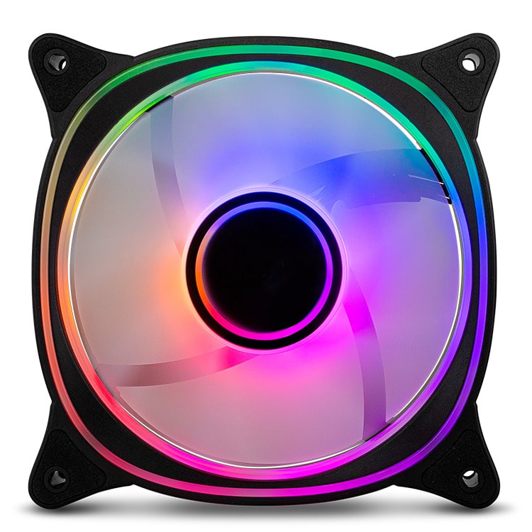 Ventilador Caja NOX Hummer V-FAN | ARGB 120mm Negro - Hardware y Componentes Gaming