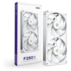 Alternative view of NZXT F280X RGB SINGLE-FRAME BLANCO