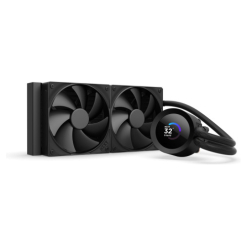 NZXT KRAKEN 240 V2 - 240MM AIO LIQUID COOLER W/ 1.54IN. DISPLAY AND RADIATOR FANS (BLACK)