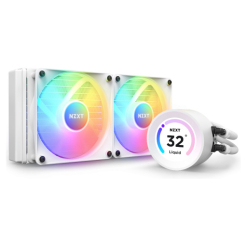 NZXT Kraken Elite 240 RGB Procesador Sistema de refrigeración líquida todo en uno 12 cm Blanco 1 pieza(s)