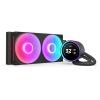 NZXT Kraken Elite 280 RGB Procesador Sistema de refrigeración líquida todo en uno 14 cm Negro 1 pieza(s)