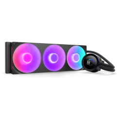 NZXT Kraken Plus 360 RGB Procesador Sistema de refrigeración líquida todo en uno Negro 1 pieza(s)
