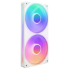NZXT RF-U24HF-W1 sistema de refrigeración para ordenador Carcasa del ordenador Ventilador Blanco