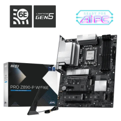PLACA MSI PRO Z890-P WIFI6E,INTEL,1851,Z890,4DDR5,256GB,1HDMI+1DP,4SATA3+4M.2,5GBLAN+WIFI6E+BT5.3,9USB3.2,ATX