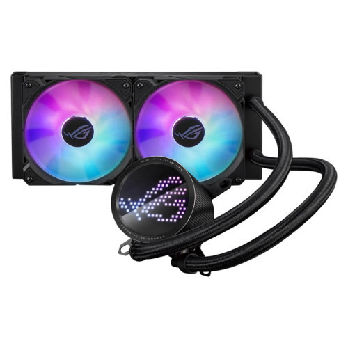 SISTEMA DE REFRIGERACION LIQUIDA ASUS PARA CPU ROG RYUO III 240 ARGB,OLED DE COLOR,AURA SYNC RGB,VENTILADORES DE RADIADOR ROG DE 240 MM