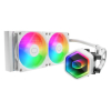 VENTILADOR CPU COOLER MASTER REFRIGERACION LIQUIDA MASTERLIQUID 240 CORE II BLANCO (MLW-D24M-A18PA-RW) - Imagen 2