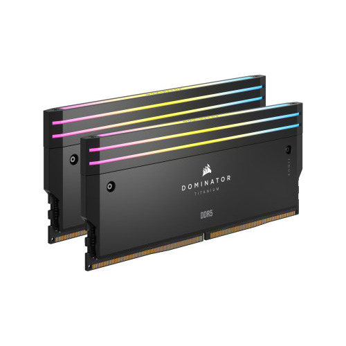Corsair Dominator Titanium RGB Black XMP Memoria RAM DIMM 32GB Kit 2x16GB DDR5 7000MHz CL34 - Hardware y Componentes Gaming
