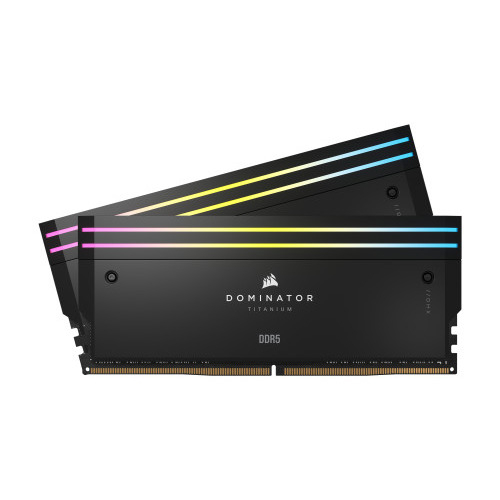 Corsair Dominator Titanium RGB Black XMP Memoria RAM DIMM 32GB Kit 2x16GB DDR5 7000MHz CL34 - Hardware y Componentes Gaming