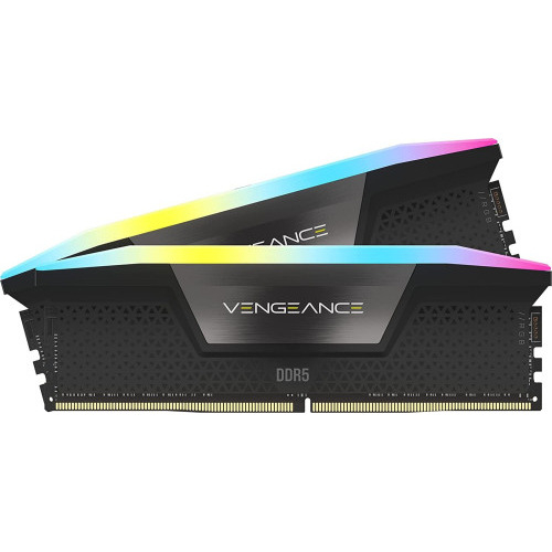 Corsair Vengance RGB Black Memoria RAM DIMM 32GB Kit 2x16GB DDR5 5200MHz CL40 - Hardware y Componentes Gaming