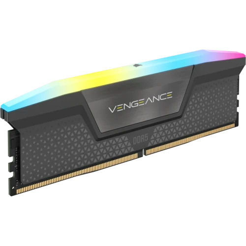 Corsair Vengeance RGB Black Memoria RAM DIMM 16GB DDR5 6000MHz CL40 - Hardware y Componentes Gaming