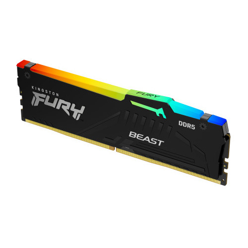Kingston FURY Beast RGB Black XMP Memoria RAM DIMM 16GB DDR5 6000MHz CL30 - Hardware y Componentes Gaming