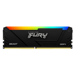 Kingston FURY Beast RGB Black XMP Memoria RAM DIMM 32GB DDR4 3200MHz CL16 - Hardware y Componentes Gaming