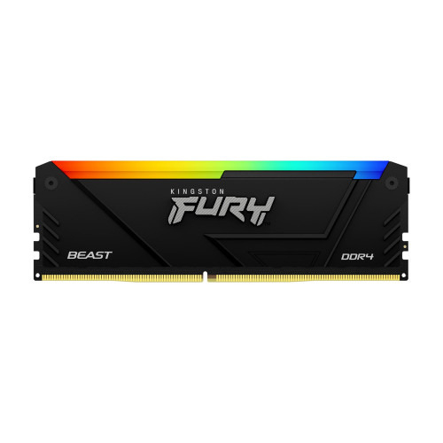 Kingston Memoria FURY Beast RGB Black XMP RAM DIMM 8GB DDR4 3200MHz CL16 - Hardware y Componentes Gaming