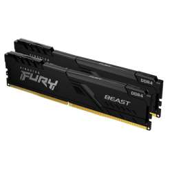 Kingston FURY Beast Black XMP Memoria RAM DIMM 32GB Kit 2x16GB DDR4 3600MHz CL18 - Hardware y Componentes Gaming