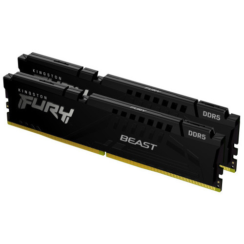 Kingston FURY Beast Black Memoria RAM DIMM 32GB Kit 2x16GB DDR5 6400MHz CL32 - Hardware y Componentes Gaming