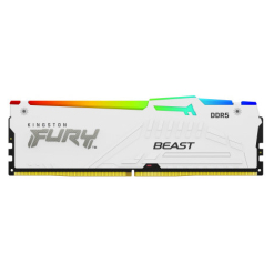 Kingston FURY Beast RGB White XMP Memoria RAM DIMM 16GB DDR5 6000MHz CL30 - Hardware y Componentes Gaming