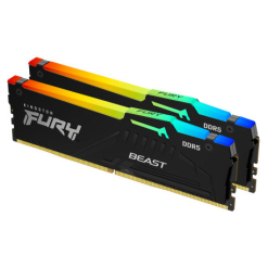 Kingston FURY Beast RGB Black Memoria RAM DIMM 32GB Kit 2x16GB DDR5 6000MHz CL30 - Hardware y Componentes Gaming