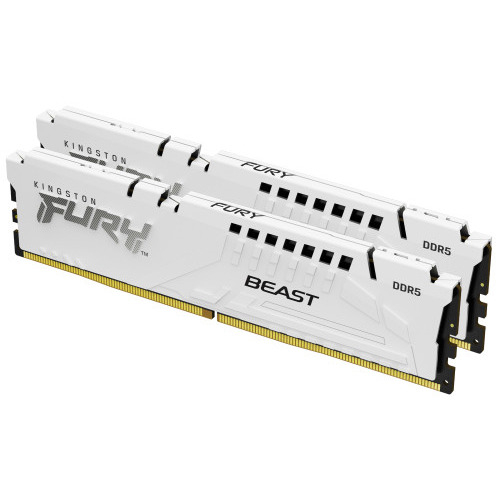 Kingston FURY Beast White Memoria RAM DIMM 32GB Kit 2x16GB DDR5 6000MHz CL30 - Hardware y Componentes Gaming