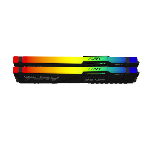 Kingston FURY Beast RGB Black Memoria RAM DIMM 32GB Kit 2x16GB DDR5 6800MHz CL34 - Hardware y Componentes Gaming
