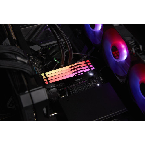 Kingston FURY Beast RGB Black Memoria RAM DIMM 32GB Kit 2x16GB DDR5 6800MHz CL34 - Hardware y Componentes Gaming