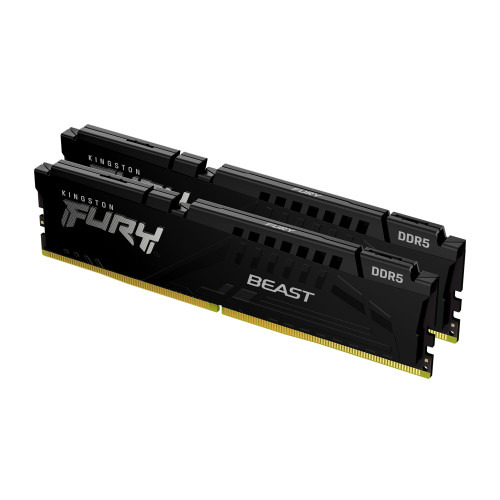 Kingston FURY Beast Black Memoria RAM DIMM 32GB Kit 2x16GB DDR5 5600MHz CL36 - Hardware y Componentes Gaming