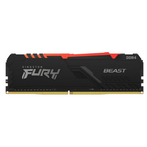 Kingston FURY Beast RGB Black XMP Memoria RAM DIMM 16GB Kit 2x8GB DDR4 3200MHz CL16 - Hardware y Componentes Gaming
